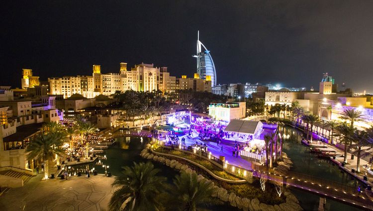 Jumeirah Al Qasr - Fort Island bei Nacht