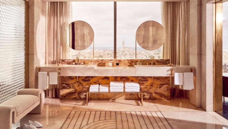 Royal Mansour Casablanca - Bad einer Suite Ro