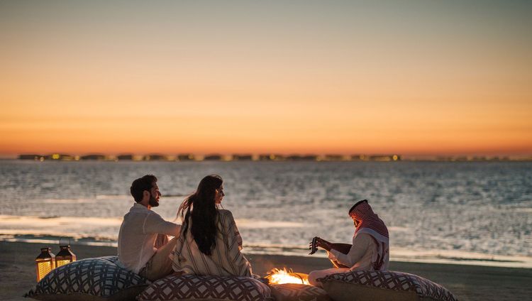 Nujuma, A Ritz-Carlton Reserve - Sonnenunterg