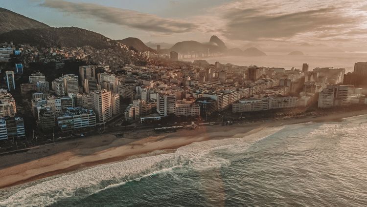 Luftaufnahme der Copacabana