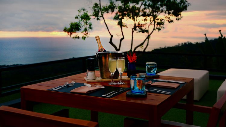 Kura Boutique Hotel - Dinner mit Aussicht