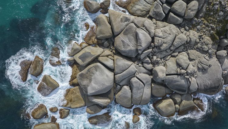 Southern Ocean Lodge - Felsen im Ocean