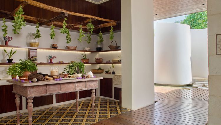 Chablé Yucatán - Eingang ins Spa