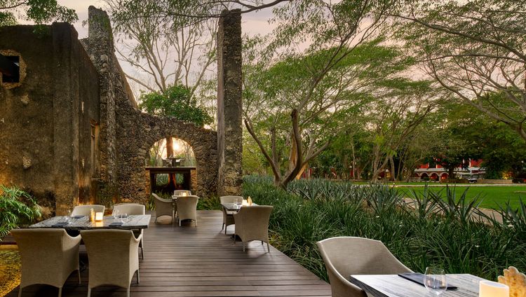 Chablé Yucatán - Restaurant außen