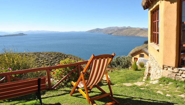 Ecolodge La Estancia - Blick von der Terrasse