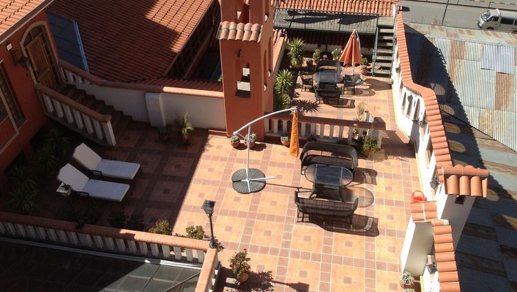 La Casona Hotel Boutique - Blick auf die Terr