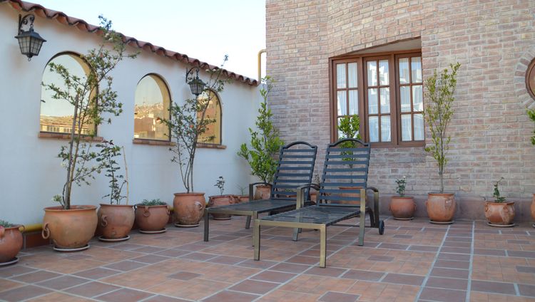 La Casona Hotel Boutique - Eine der Terrassen