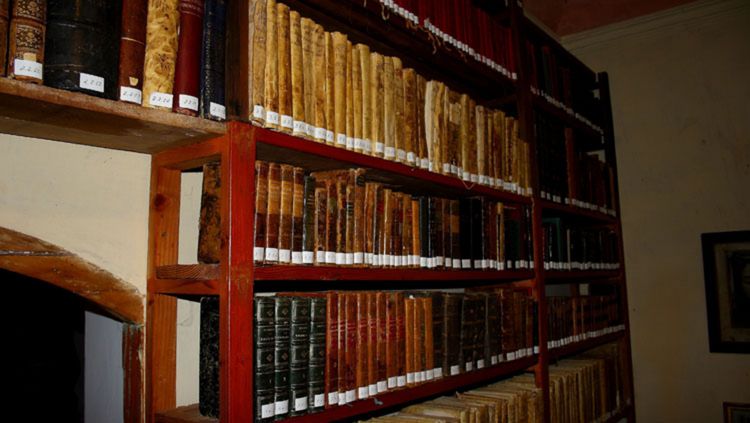 Hacienda Caryara - Alte Bibliothek