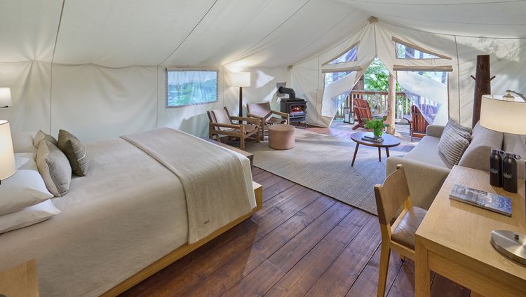 Clayoquot Wilderness Lodge - Deluxe Zelt Inne