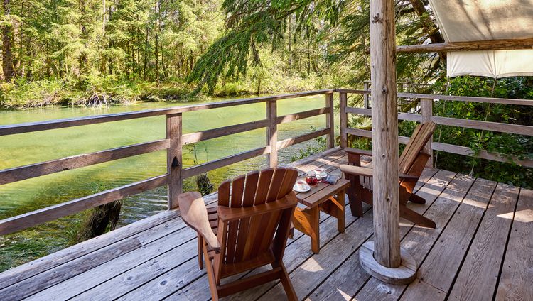 Clayoquot Wilderness Lodge - Deluxe Zelt Terr