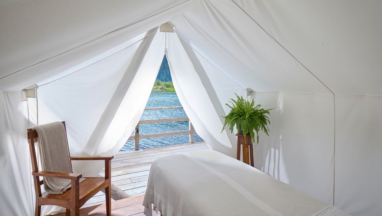 Clayoquot Wilderness Lodge - Massage Zelt am 