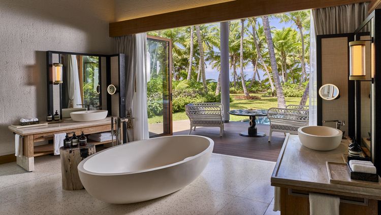 Waldorf Astoria Seychelles - Badezimmer eine