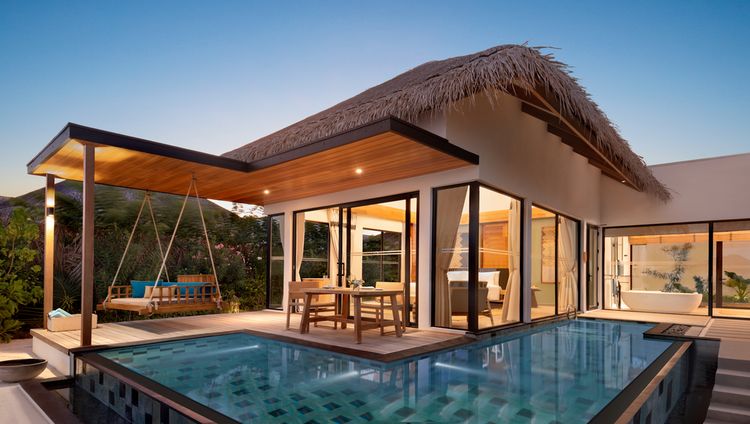 Hilton Maldives Amingiri - Strandvilla Außena
