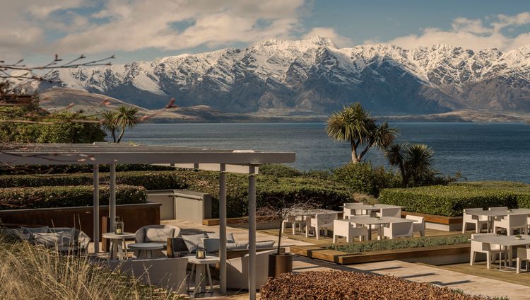 Rosewood Matakauri - Blick von der Terrasse