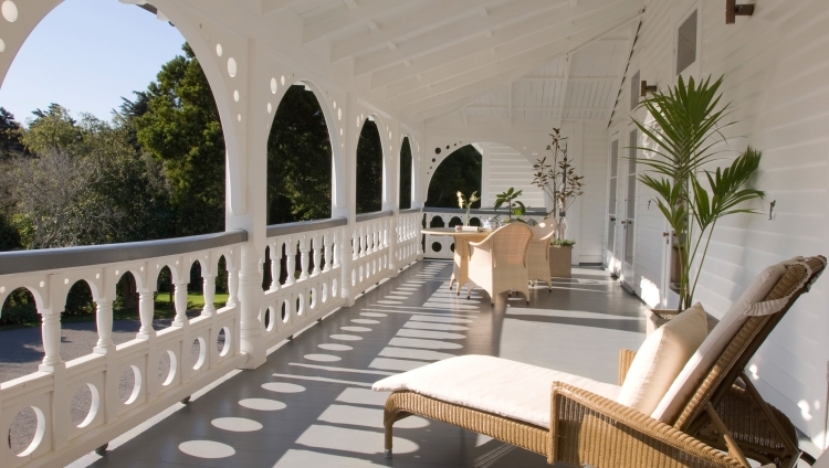 Otahuna Lodge, Tai Tapu - Balcony