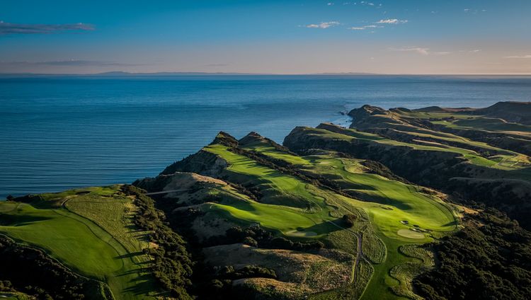 Rosewood Cape Kidnappers - Luftaufnahme des Golfplatzes Rosewood Cape Kidnappers - Luftaufnahme des G