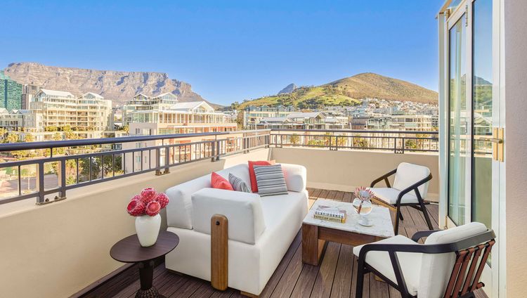 Cape Grace - Terrasse einer Suite