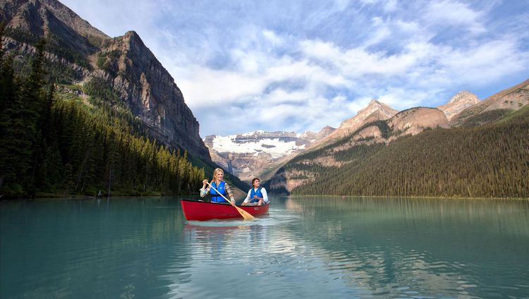 Fairmont Chateau Lake Louise - Kanutour