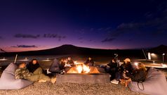 Khayban Volcano Camp - Am Feuer